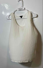Load image into Gallery viewer, Ann Taylor Womens White Sleeveless Round Neck Pullover Blouse Top Size LP