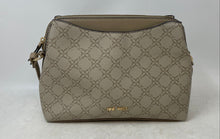 Load image into Gallery viewer, Nine West Womens Light Brown Signature Print Crossbody Handbag With Card Holder