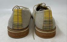 Load image into Gallery viewer, Giorgio Brutini Mens Gray Yellow Lace-Up Round Toe Oxford Dress Shoes Size 13