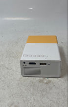 Load image into Gallery viewer, Portable Yellow White Home Theater HDMI USB Mini Projector Untested