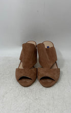 Load image into Gallery viewer, Stuart Weitzman Womens Cecile Brown Suede Block Heel Slide Sandals Size 5