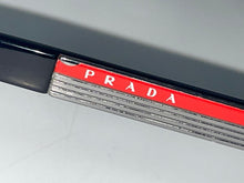 Load image into Gallery viewer, Authentic Prada Men's Black Silver Gunmetal Polarized Aviator Sunglasses (NCL)
