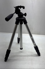 Load image into Gallery viewer, Manfrotto 3405 Black Silver Adjustable Leg Junior Camera Tripod Stand