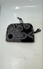 Load image into Gallery viewer, Vera Bradley Womens Black And White Paisley Foldable Small Makeup Purse