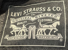 Load image into Gallery viewer, Levi Strauss & Co. Womens Black Long Sleeve Front Full-Zip Motorcycle Jacket M