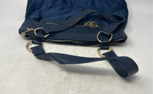 Load image into Gallery viewer, Bolzano Womens Dark Blue Zipper Inner Pocket Double Handle Shoulder Bag