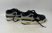 Load image into Gallery viewer, Nike Kids Air Jordan 4 RM FQ7938-006 Black Beige Lace-Up Sneaker Shoes Size 3.5Y