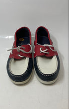 Load image into Gallery viewer, Tommy Hilfiger Mens Multicolor Leather Round Toe Lace-Up Boat Shoes Size 12