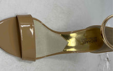 Load image into Gallery viewer, Michael Kors Womens Beige Open Toe Ankle Strap Heels Size 8.5M