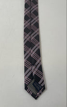 Load image into Gallery viewer, Giorgio Brutini Mens Multicolor Plaid Print Keeper Loop Adjustable Pointed Tie