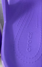 Load image into Gallery viewer, Crocs Unisex Mega Crush Purple Triple Strap Slip-On Platform Sandal Size M9 W11