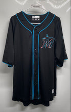 Load image into Gallery viewer, True Fan Genuine Merchandise Mens Black MLB Miami Marlins Sports Jersey Size XL
