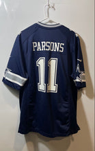 Load image into Gallery viewer, Nike Mens Blue Dallas Cowboys Micah Parsons #11 Short Sleeve NFL Jersey Size L