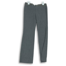 Load image into Gallery viewer, Vertigo Womens Gray Flat Front Straight Leg Dress Pants Size 10