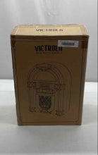 Load image into Gallery viewer, Victrola VJB-127 Bluetooth Jukebox Black Red And White FM Speaker Not Tested