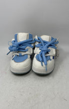 Load image into Gallery viewer, Unbranded Womens White Blue Low Top Lace-Up Platform Sneaker Shoes Size 41