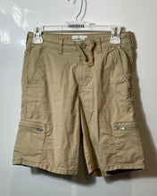 Load image into Gallery viewer, Abercrombie Kids Boys Beige Flat Front Zip Pockets Cargo Shorts Size 13/14