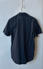 Load image into Gallery viewer, Michael Kors Mens Blue Short Sleeve Collared Button-Up Shirt Size Medium
