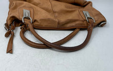 Load image into Gallery viewer, Unbranded Womens Brown Genuine Leather Inner Pockets Lined Tote Handbag No Strap