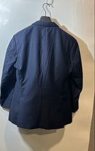 Load image into Gallery viewer, Hugo Boss Mens Blue Long Sleeve Notch Lapel Two-Button Blazer Size 40S