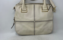 Load image into Gallery viewer, Vince Camuto Womens Ivory Inner Pockets Detachable Strap Shoulder Crossbody Bag