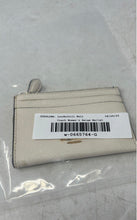 Load image into Gallery viewer, Coach Womens Beige Leather Mini Skinny ID Card Holder Coin Wallet