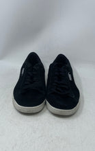 Load image into Gallery viewer, Puma Womens Vikky V2 369725-01 Black Suede Lace-Up Low Top Sneaker Shoes Size 10