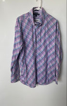 Load image into Gallery viewer, Tommy Hilfiger Mens Multicolor Printed Long Sleeve Button-Up Shirt Size Large