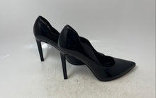 Load image into Gallery viewer, Nine West Womens Foxy Black Leather Pointed Toe Stiletto Pump Heels Size 9.5M