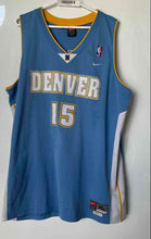 Load image into Gallery viewer, Nike Mens Blue Denver Nuggets Carmelo Anthony #15 Basketball Jersey Size XL
