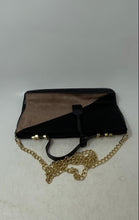 Load image into Gallery viewer, Badgley Mishka Womens Black & Brown Inner Pockets Shoulder Crossbody Purse