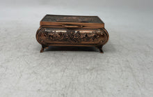 Load image into Gallery viewer, The Lion Of Babylon Embossed Copper Collectible Trinket Box With Lid