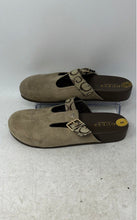 Load image into Gallery viewer, Guess Womens Brown Taupe Suede Round Toe Slip-On Clog Sandals Size 8M