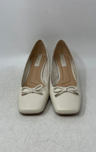 Load image into Gallery viewer, Franco Sarto Womens Beige Square Toe Slip-On Block Pump Heels Size 11M