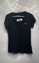 Load image into Gallery viewer, True Religion Womens Black Short Sleeve Pullover T-Shirt Size Medium