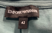 Load image into Gallery viewer, Emporio Armani Womens Green Short Sleeve Crew Neck Pullover T-Shirt Size 42