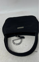 Load image into Gallery viewer, Lauren Ralph Lauren Womens Black Inner Pocket Magnetic Snap Hobo Handbag