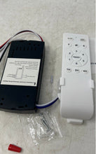 Load image into Gallery viewer, White Black Universal DC Ceiling Fan Lamp Remote Control Kit With Box Not Tested