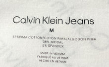 Load image into Gallery viewer, Calvin Klein Womens White Black Long Sleeve Bodysuit Blouse Top Size M