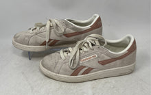 Load image into Gallery viewer, Reebok Womens Club C Grounds 100229543 White Pink Suede Running Shoes Size 8.5