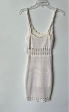 Load image into Gallery viewer, Guess Womens White Scoop Neck Sleeveless Short Mini Dress Size XS