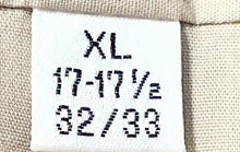 Load image into Gallery viewer, Pierre Cardin Mens Taupe Long Sleeve Spread Collar Dress Shirt Size XL
