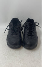 Load image into Gallery viewer, Spira Mens Classic Walker Black Leather Lace-Up Low Top Sneakers Shoes Size 8.5