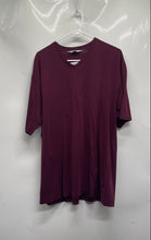 Load image into Gallery viewer, Brooks Brothers Mens Burgundy Cotton Short Sleeve V-Neck Pullover T-Shirt Sz XL