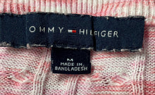 Load image into Gallery viewer, Tommy Hilfiger Womens Pink Space Dye Boat Neck Cotton Pullover Sweater Size M