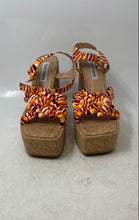 Load image into Gallery viewer, Steve Madden Womens Patrize Multicolor Ankle Strap Platform Sandals Size 9
