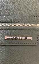 Load image into Gallery viewer, Alexis Bendel Womens Green Inner Pockets Zipper Top Handle Satchel Handbag