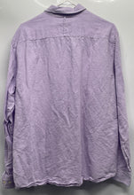 Load image into Gallery viewer, Banana Republic Mens Purple Untucked Slim Fit Collared Button-Up Shirt Size XL