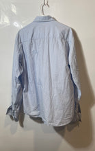 Load image into Gallery viewer, Emanuel Ungaro Mens Blue Geometric Cotton Long Sleeve Button-Up Shirt Size XL