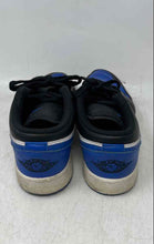 Load image into Gallery viewer, Nike Boys Air Jordan 1 Low White Blue Black Lace-Up Sneaker Shoes Size 7Y